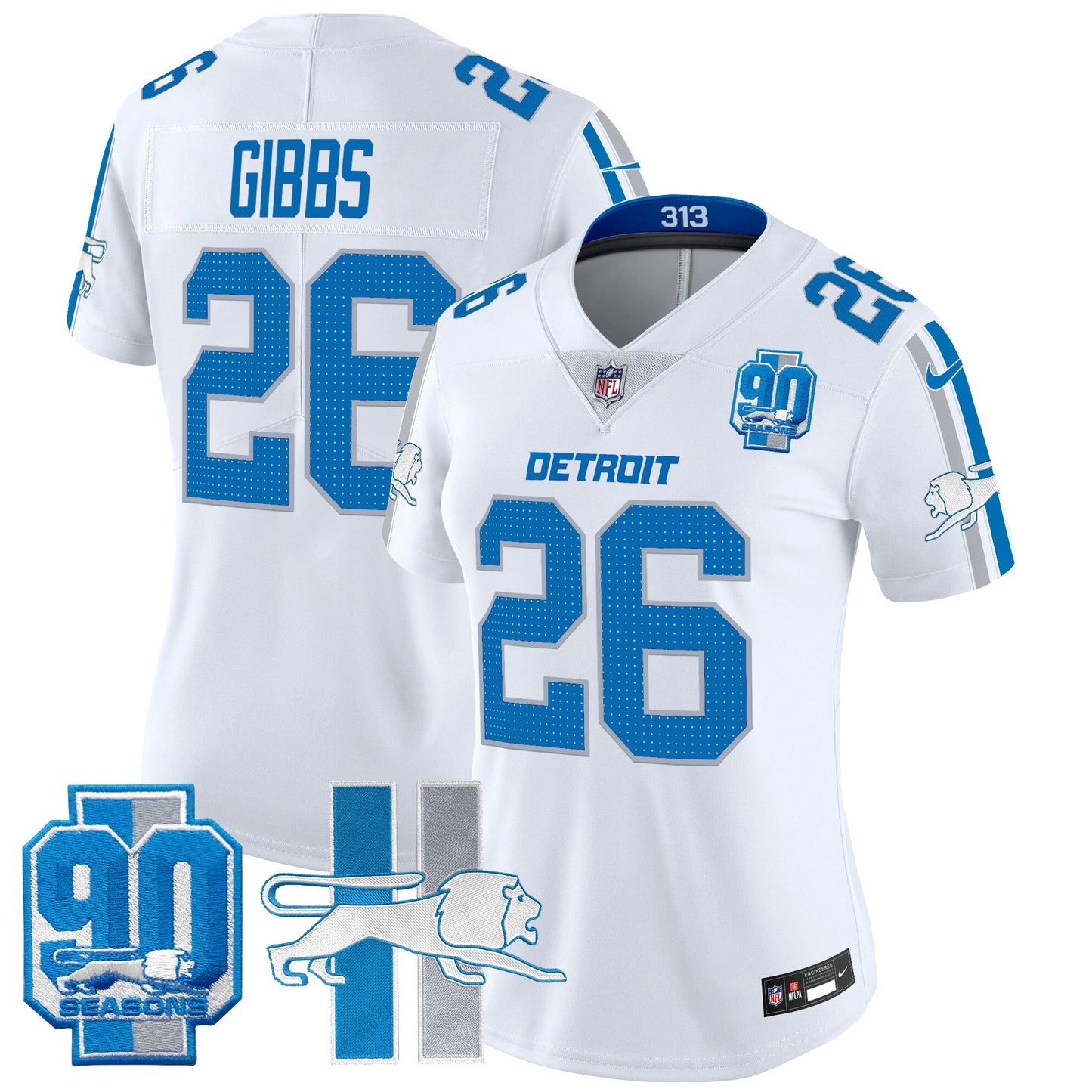 White - Jahmyr Gibbs