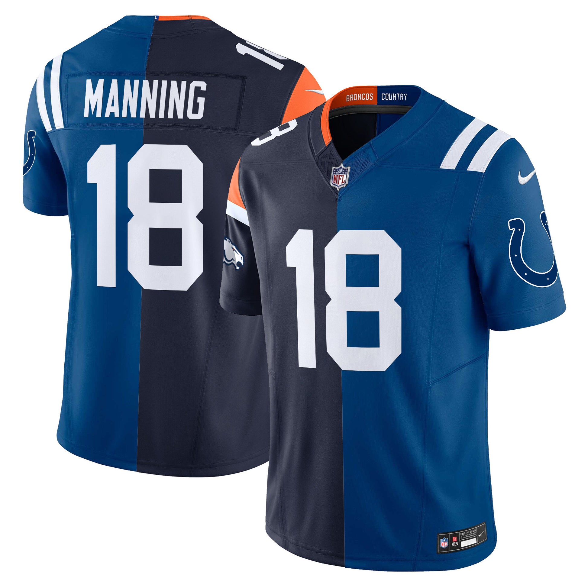 Peyton Manning Split Vapor Limited Jersey