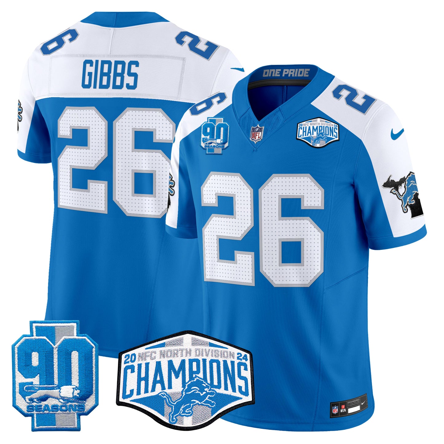 Blue Alternate - Jahmyr Gibbs