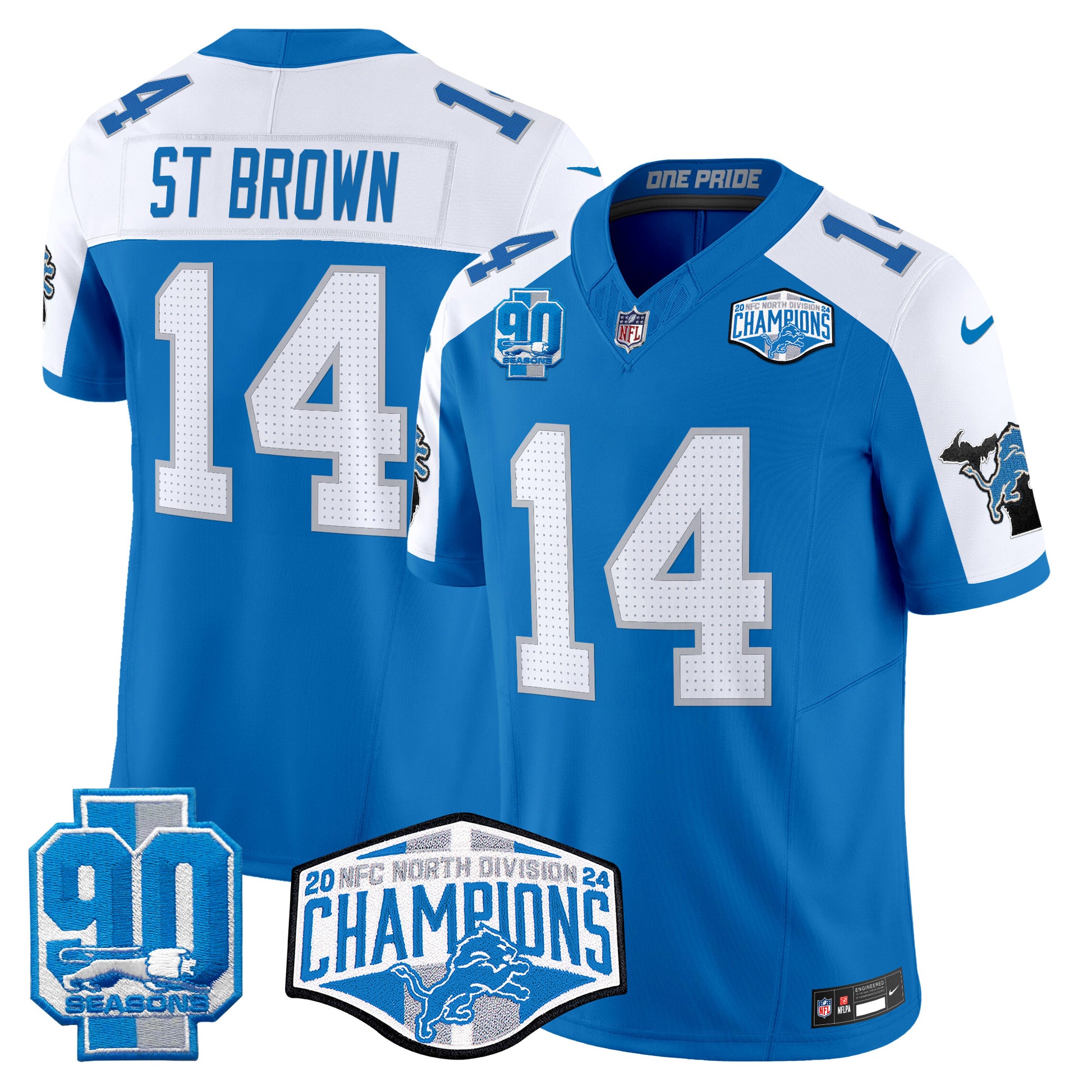 Blue Alternate - St. Brown