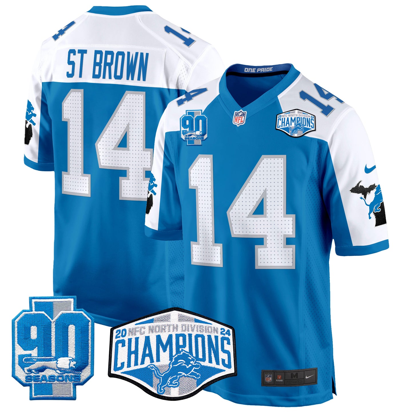 Blue Alternate - St. Brown