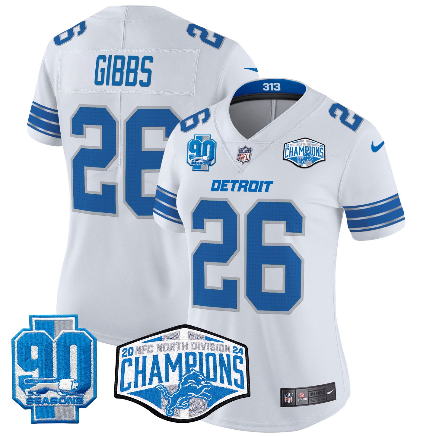 White - Jahmyr Gibbs