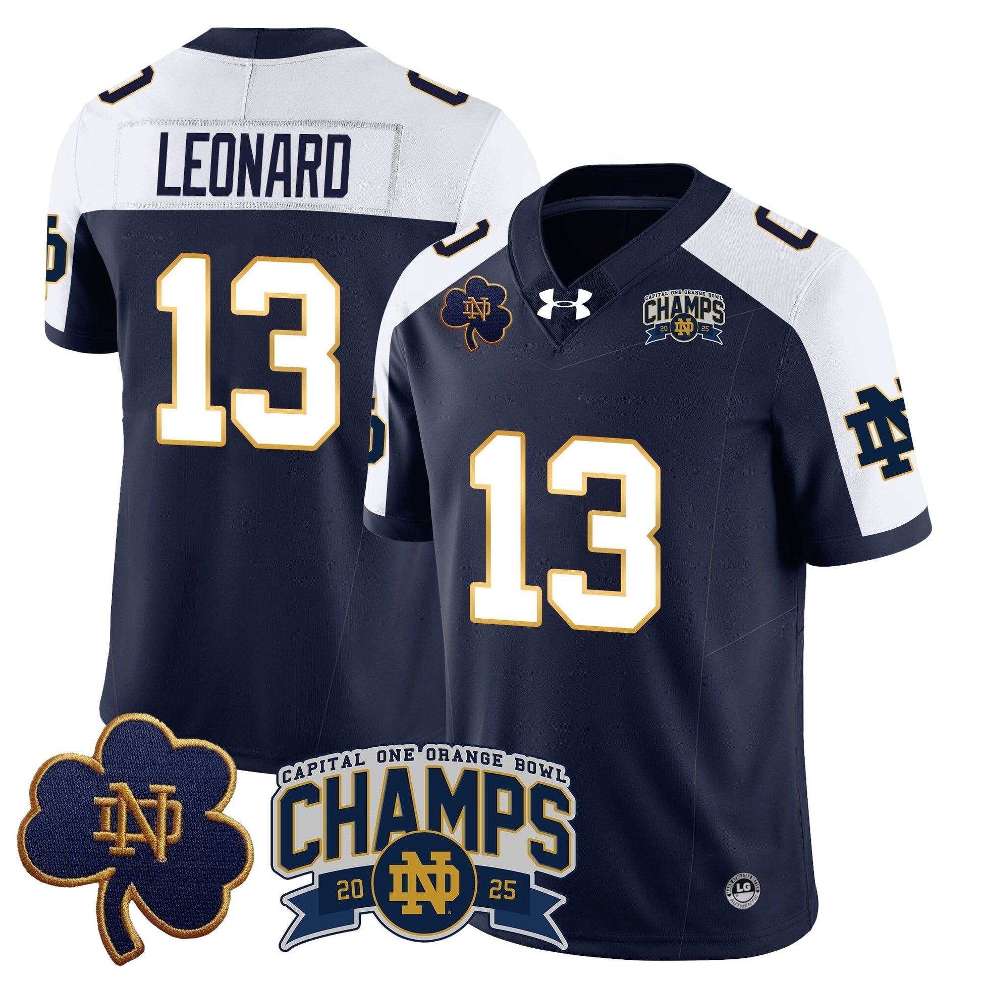 Navy Alternate - Riley Leonard - 13