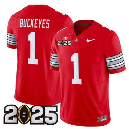 Red - #1 Buckeyes