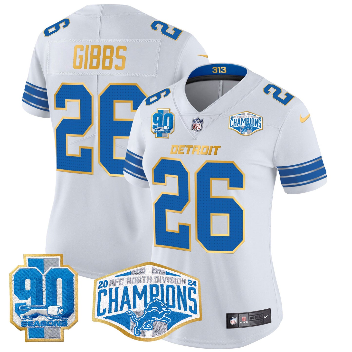 White - Jahmyr Gibbs