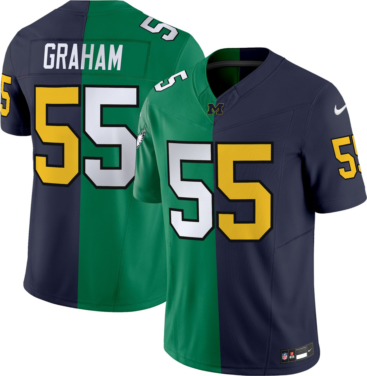 Split Philadelphia & College Football Vapor Limited Jersey