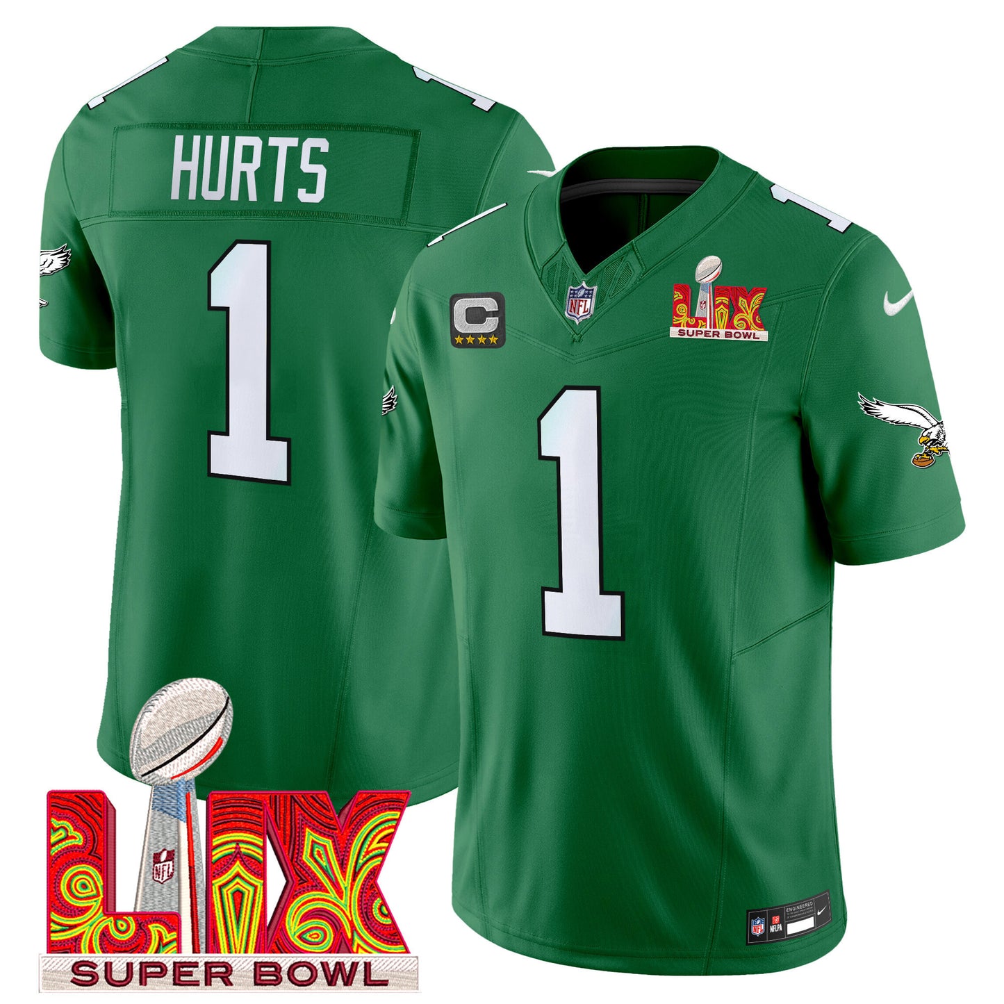 Kelly Green - Jalen Hurts
