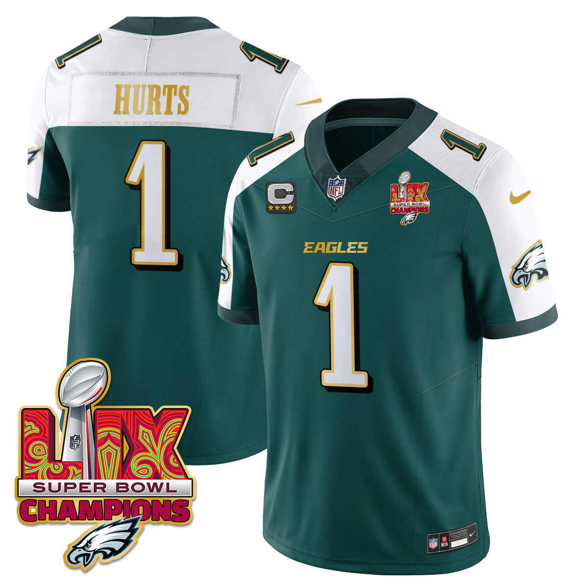 Green Alternate - Jalen Hurts