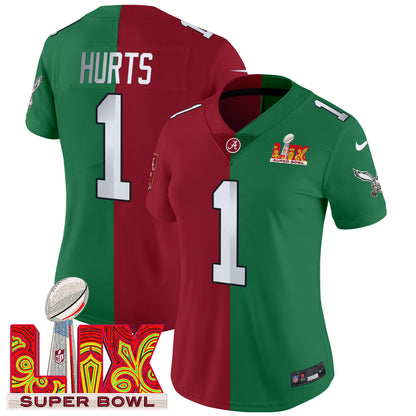 Split Philadelphia Super Bowl LIX & College Football Vapor Limited Jersey