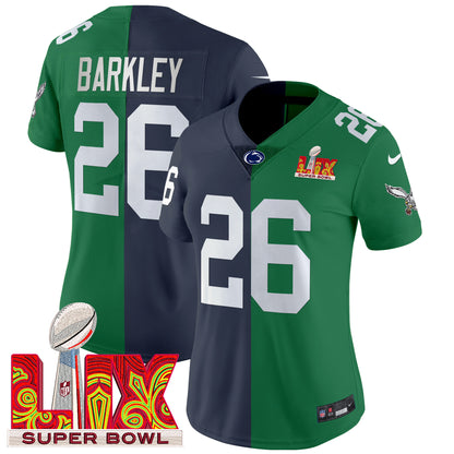 Split Philadelphia Super Bowl LIX & College Football Vapor Limited Jersey
