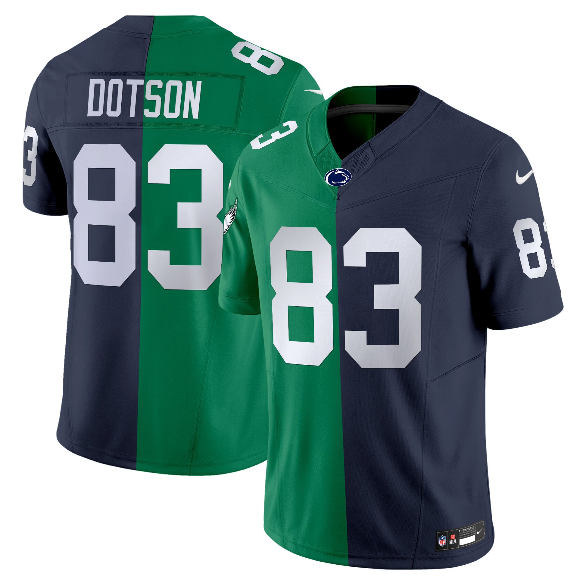 Jahan Dotson Split Philadelphia & College Football Vapor Limited Jersey