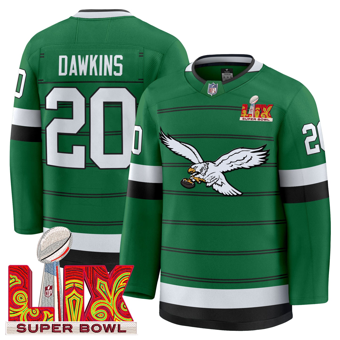 Kelly Green Hockey Premium Jersey