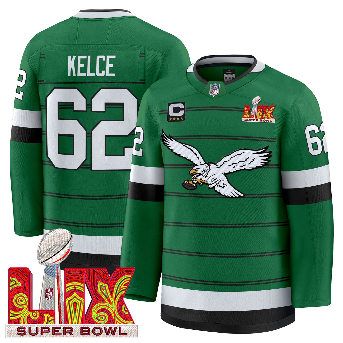 Kelly Green Hockey Premium Jersey
