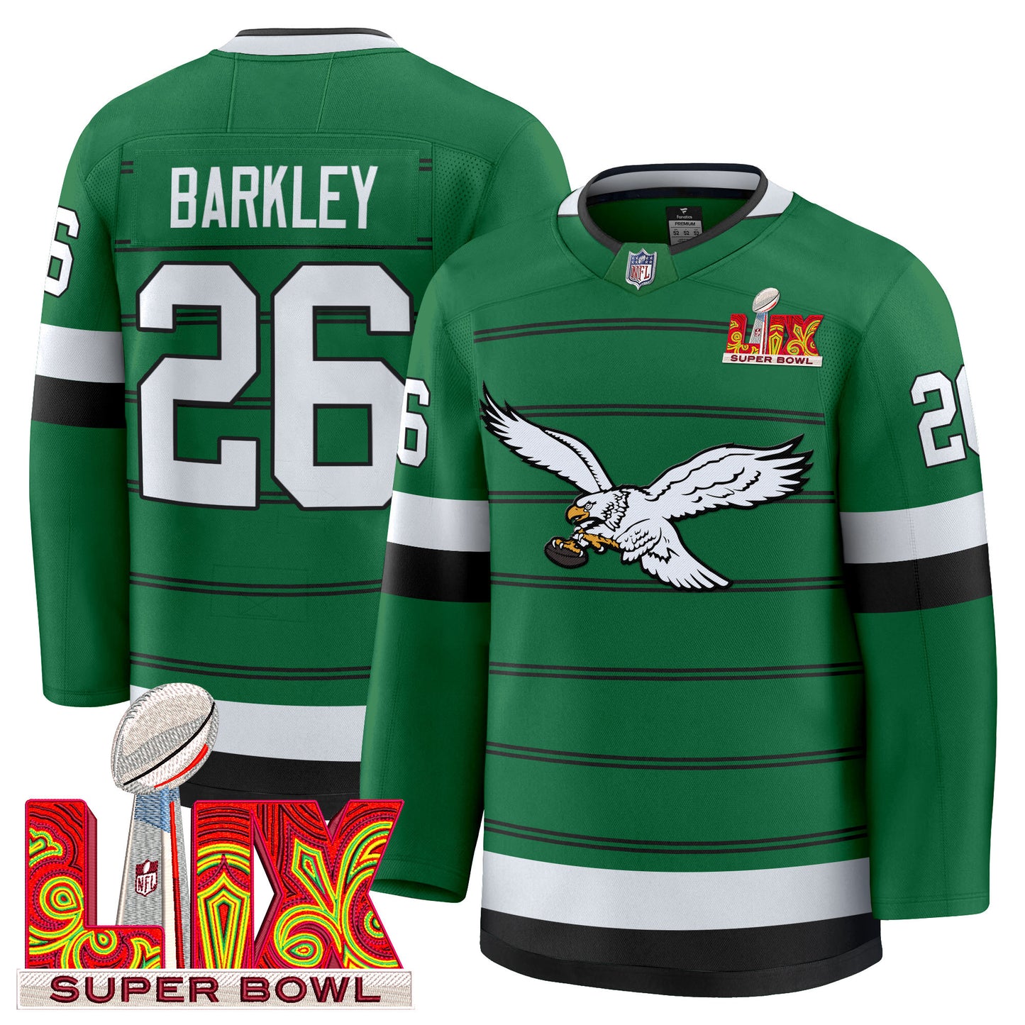 Kelly Green Hockey Premium Jersey