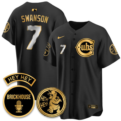 Dansby Swanson - 7 - Black Gold