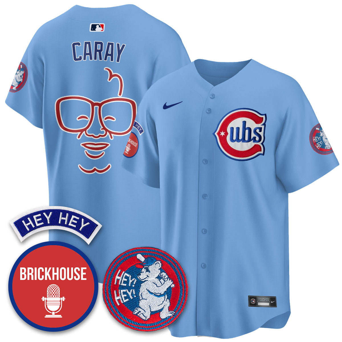 Harry Caray - Light Blue