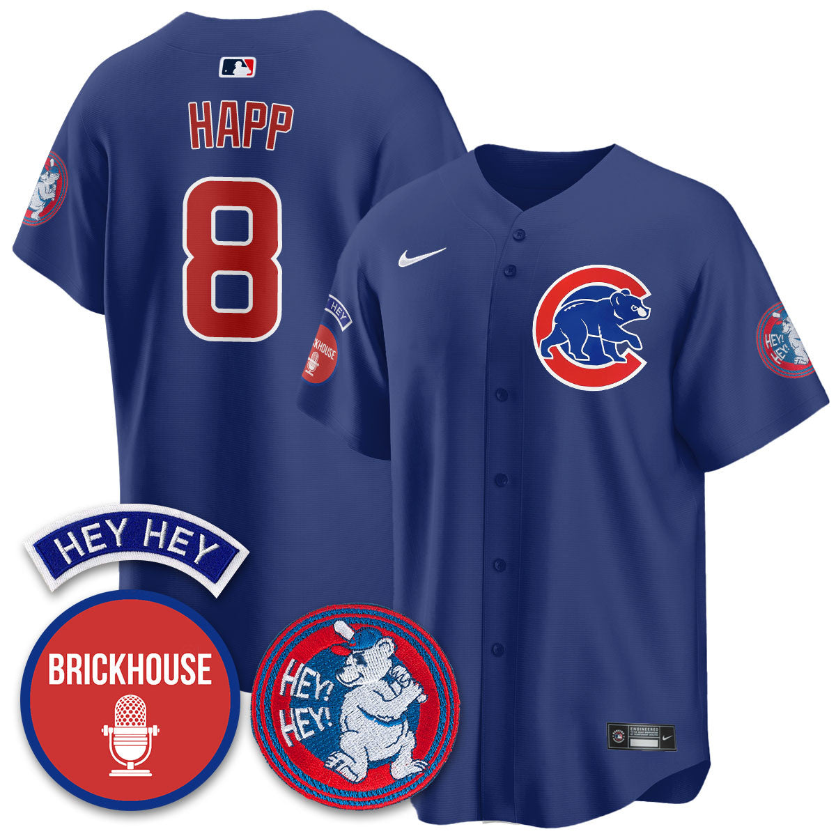 Ian Happ - 8 - Blue