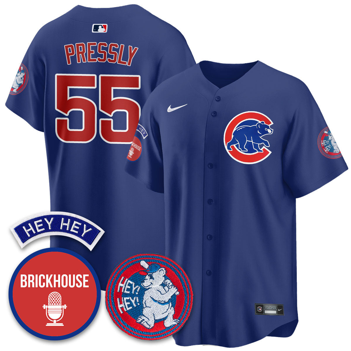 Ryan Pressly - 55 - Blue