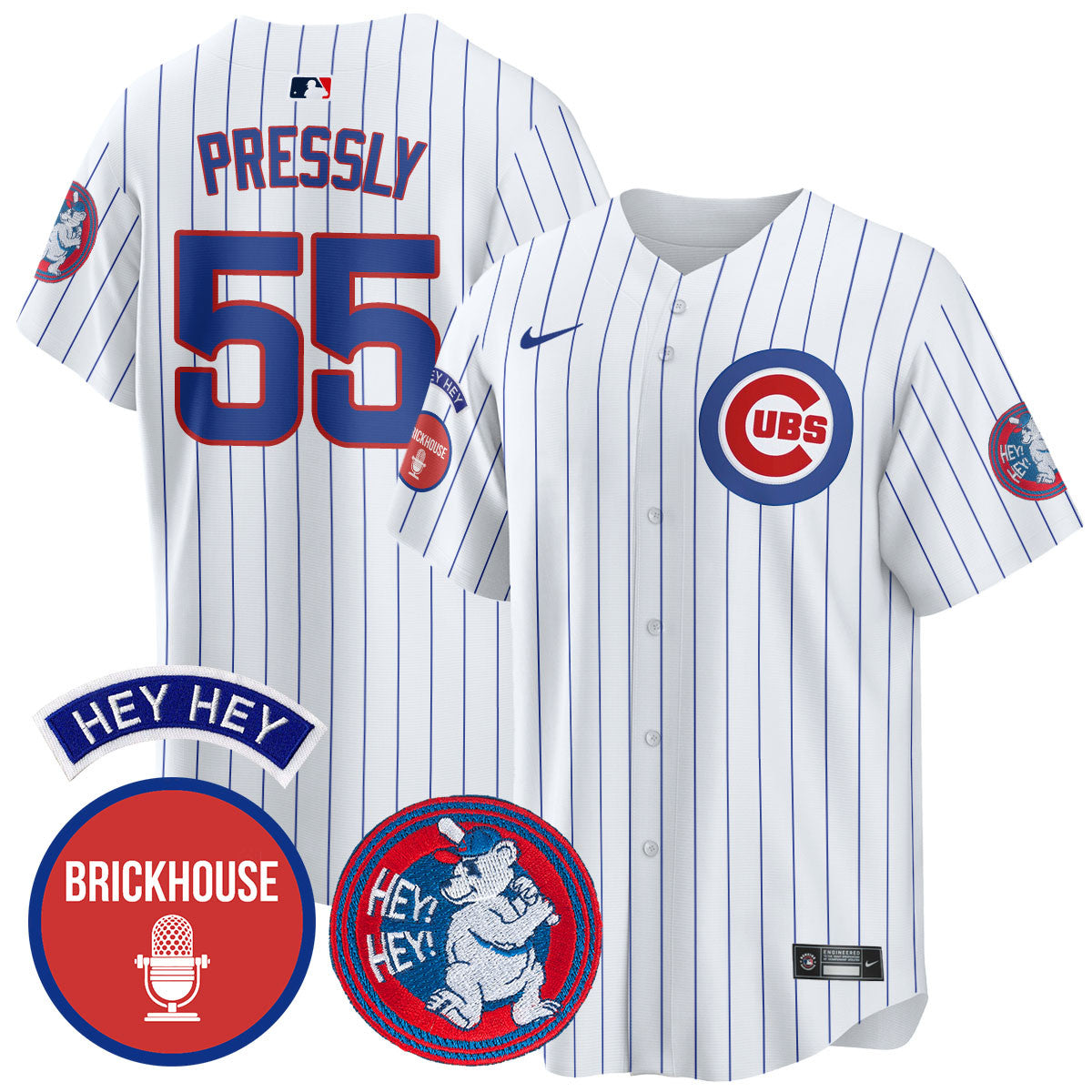 Ryan Pressly - 55 - Pinstripe