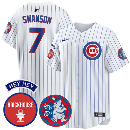 Dansby Swanson - 7 - Pinstripe