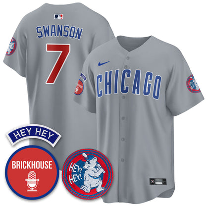 Dansby Swanson - 7 - Gray