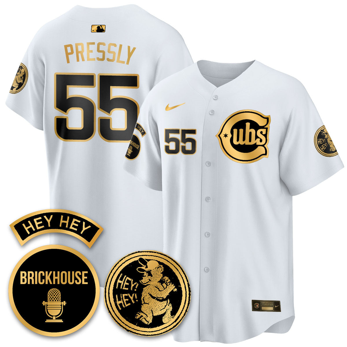 Ryan Pressly - 55 - White Gold