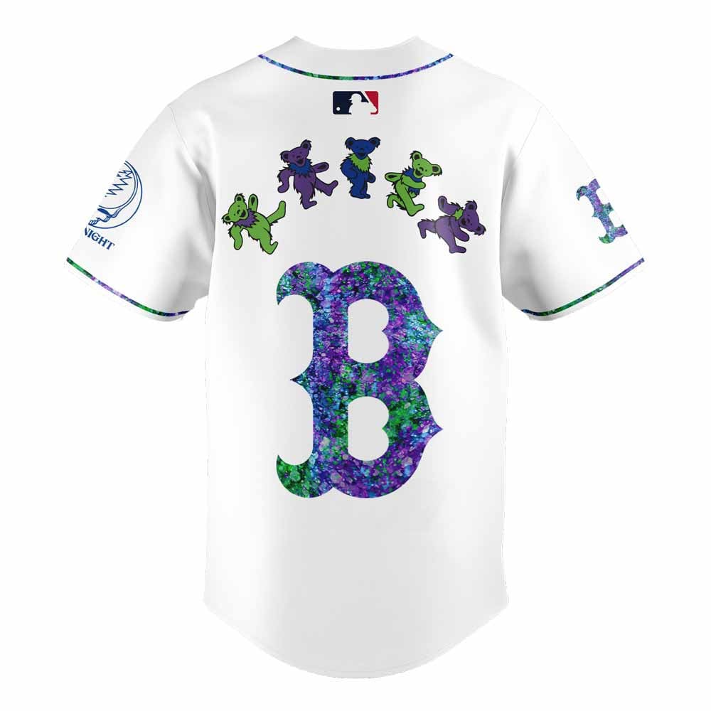 2025 Grateful Dead Night Limited Edition Baseball Jersey MLBGD13