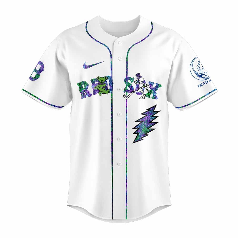 2025 Grateful Dead Night Limited Edition Baseball Jersey MLBGD13