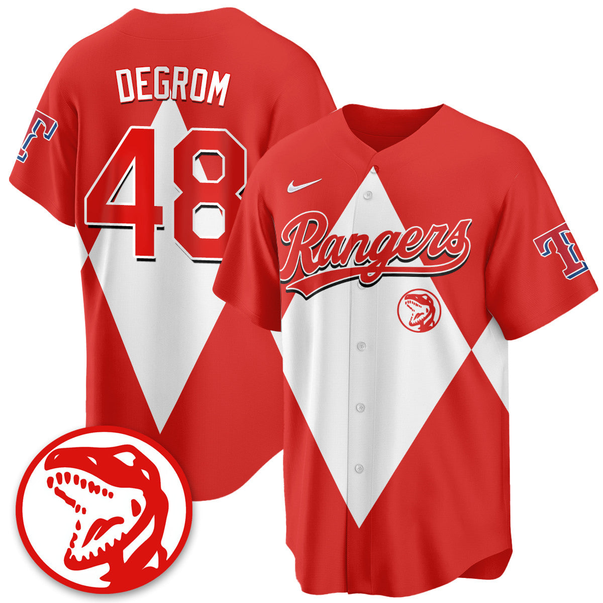 Jacob deGrom - 48 - Red