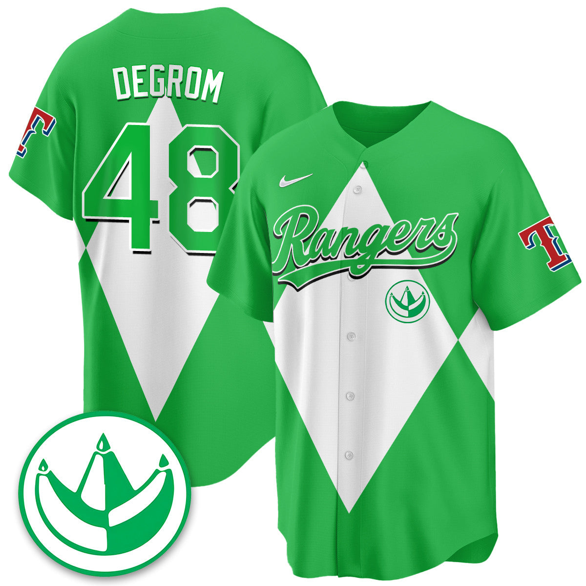 Jacob deGrom - 48 - Green