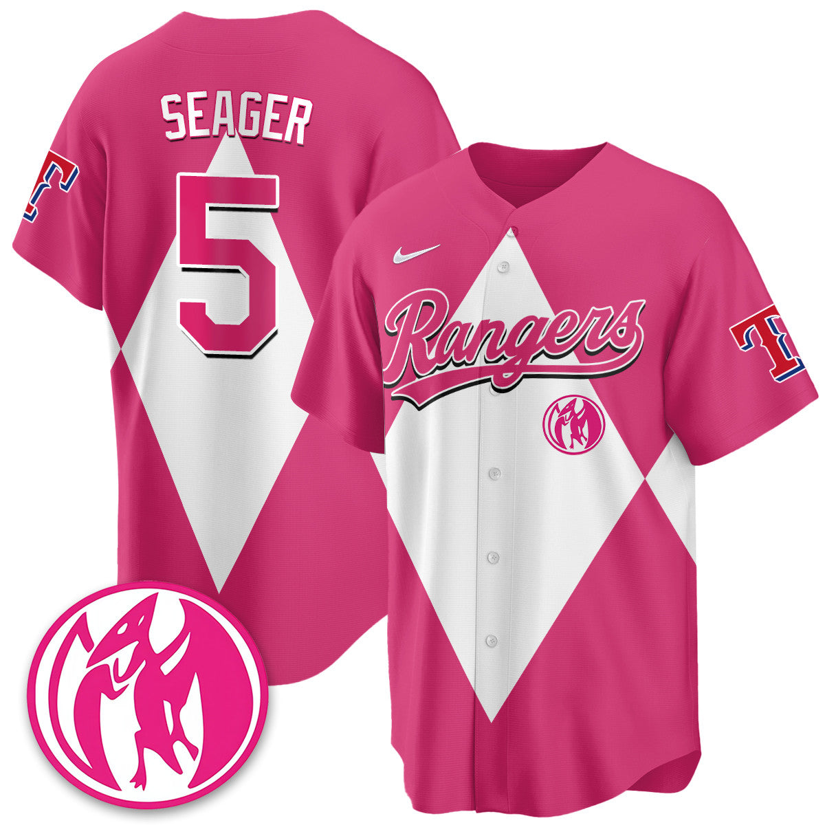 Corey Seager - 5 - Pink