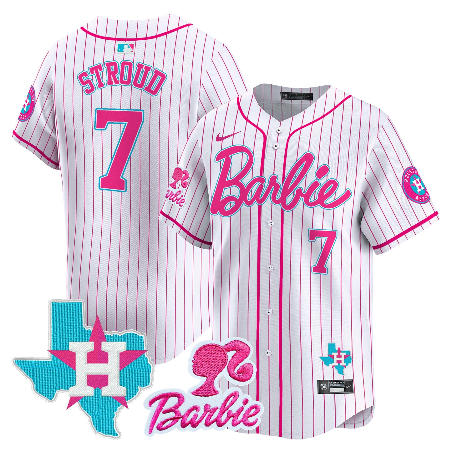 Pink Stripe - CJ Stroud