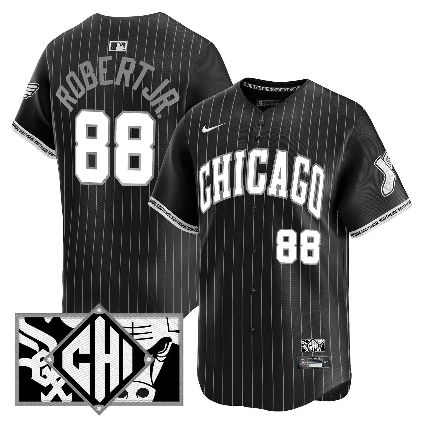 Black (B&W) - Luis Robert Jr.