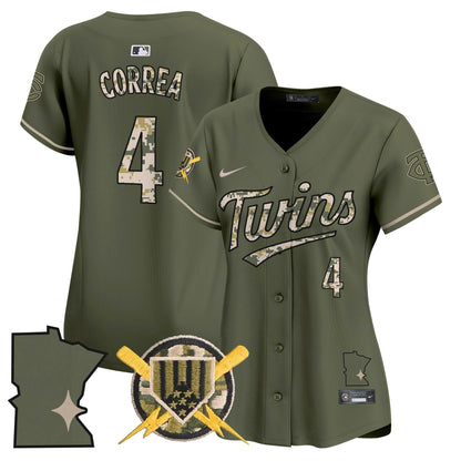 Minnesota Armed Forces Day Vapor Premier Limited Jersey