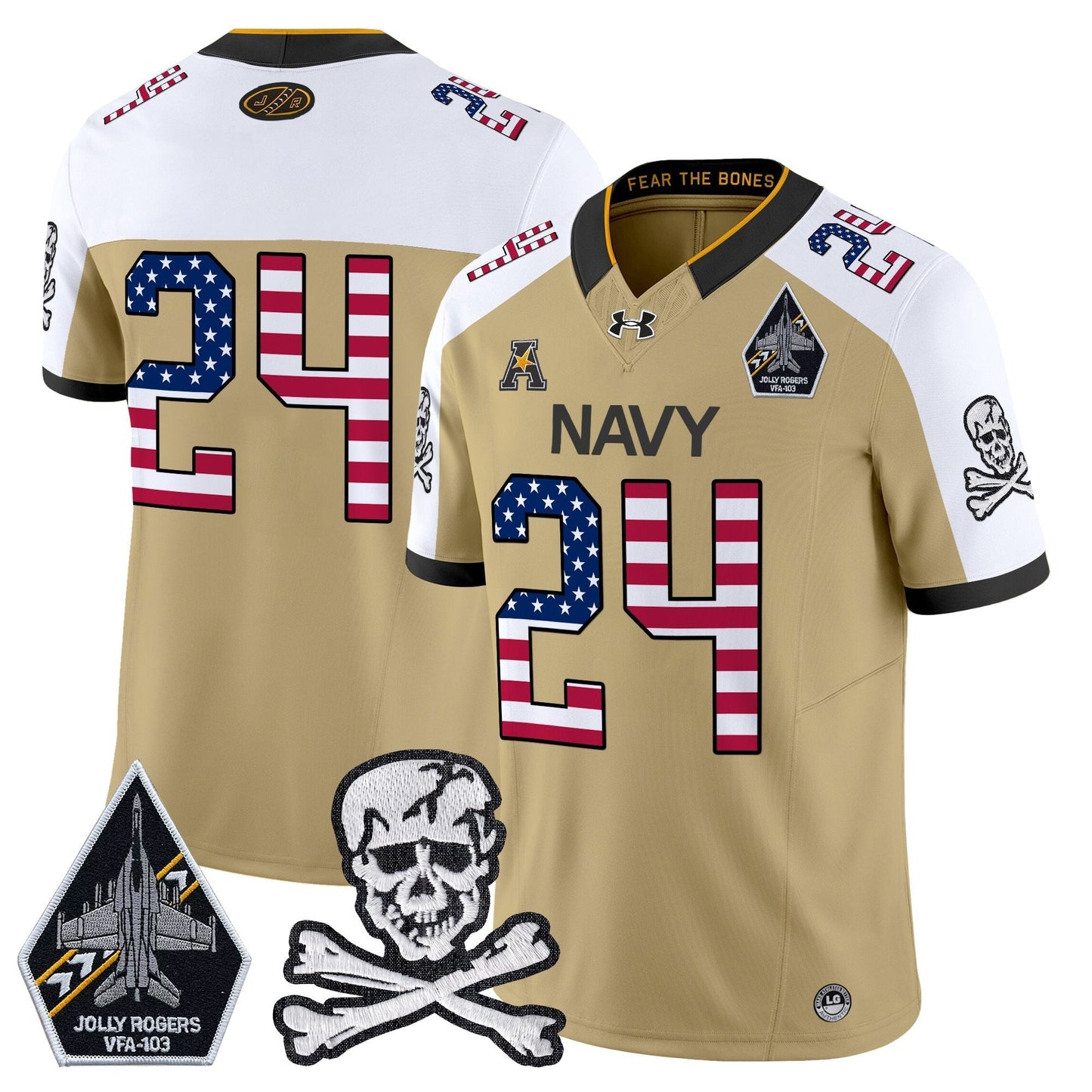 Gold Alterntate - #24 Midshipmen