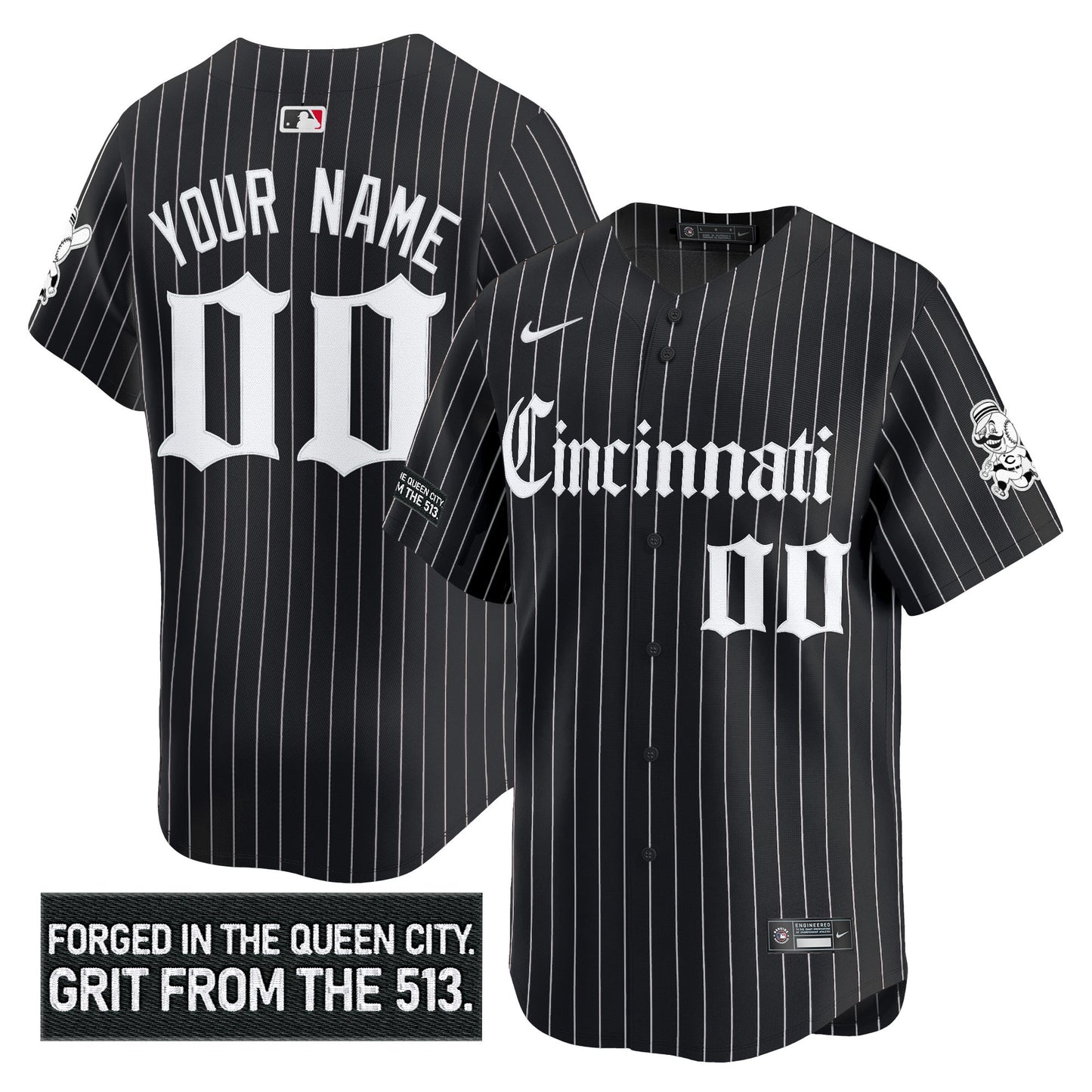 Black Pinstripe