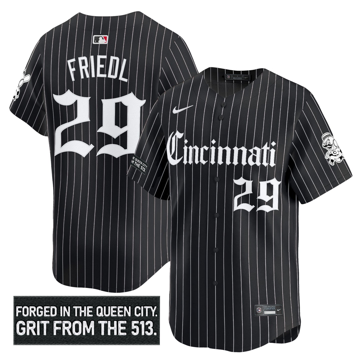 Black Pinstripe - TJ Friedl
