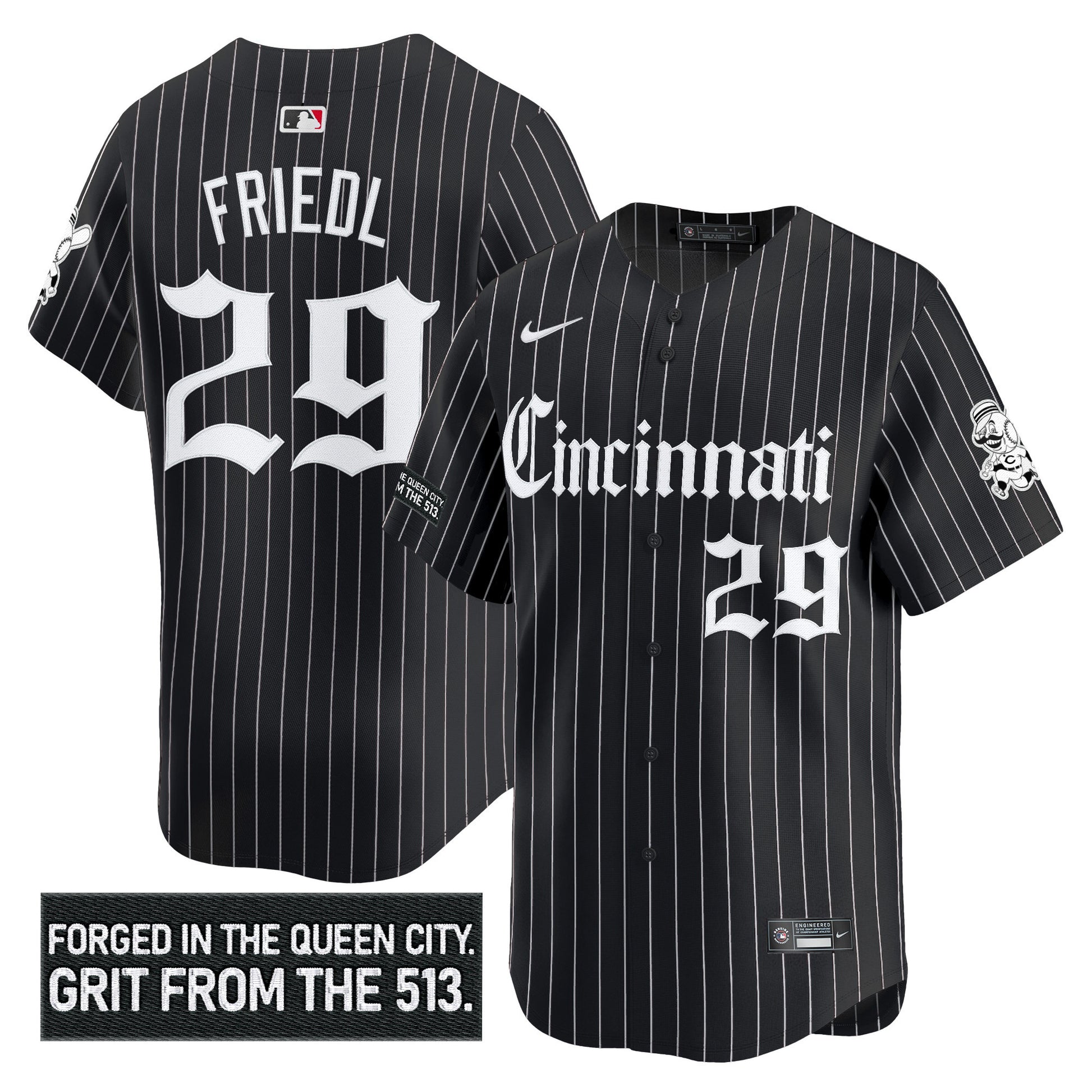 Black Pinstripe - TJ Friedl