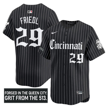 Black Pinstripe - TJ Friedl