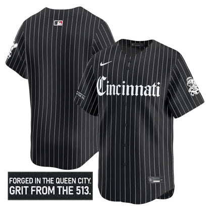 Black Pinstripe - Team