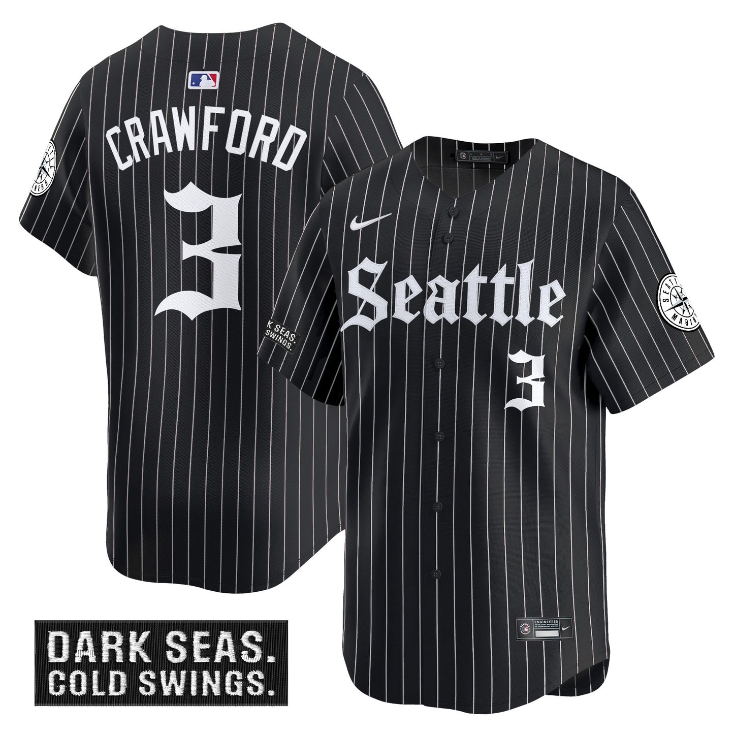 Black Pinstripe - J.P. Crawford