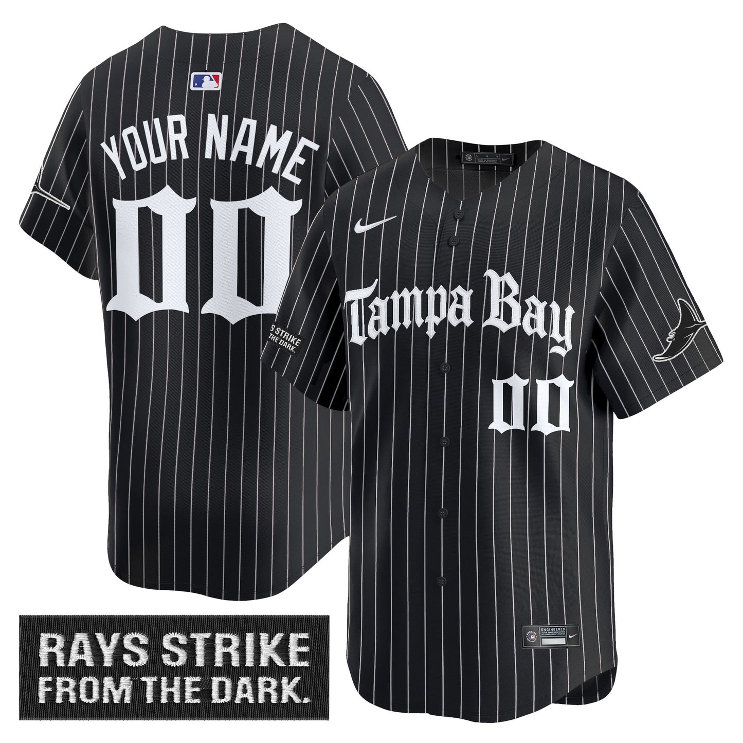 Black Pinstripe
