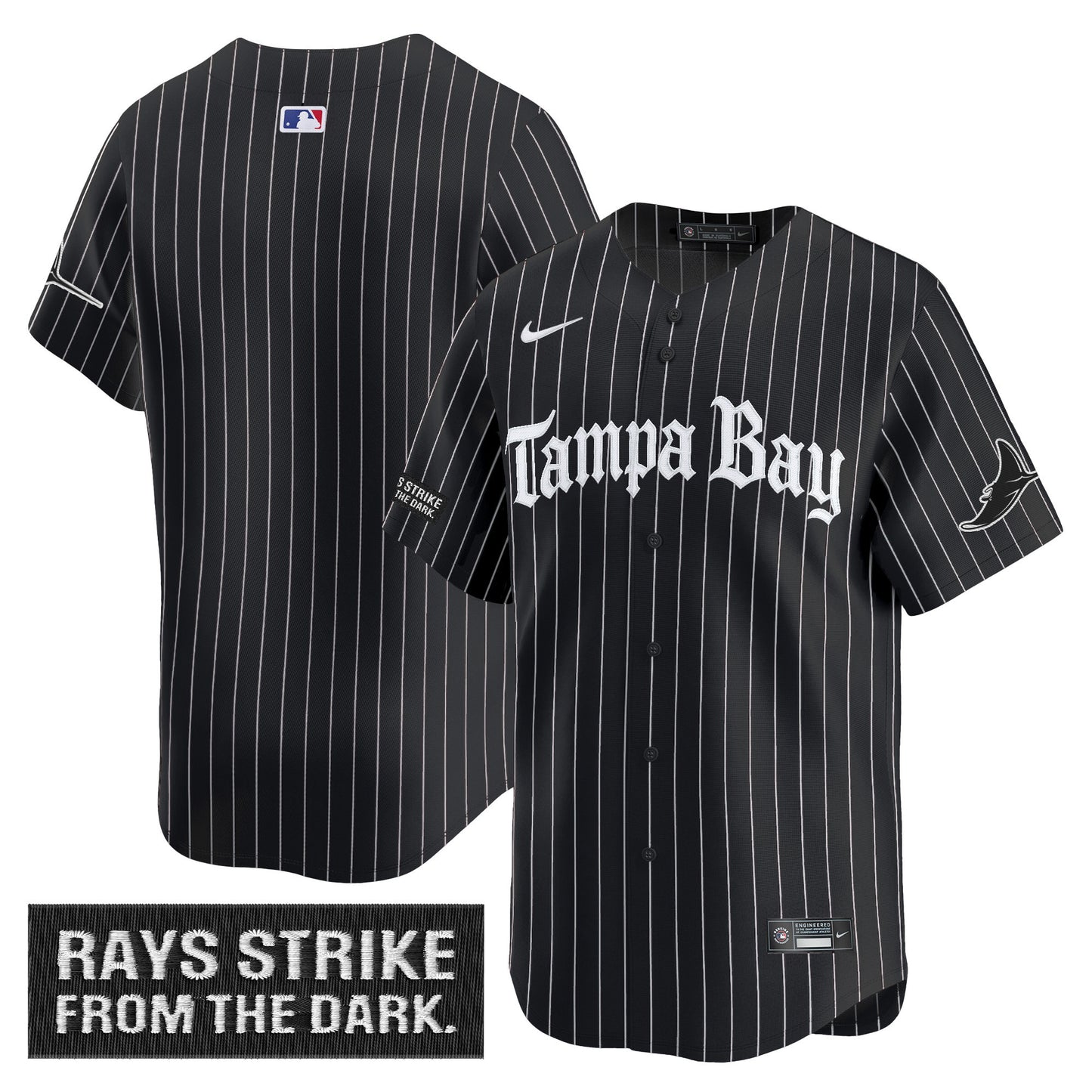 Black Pinstripe - Team