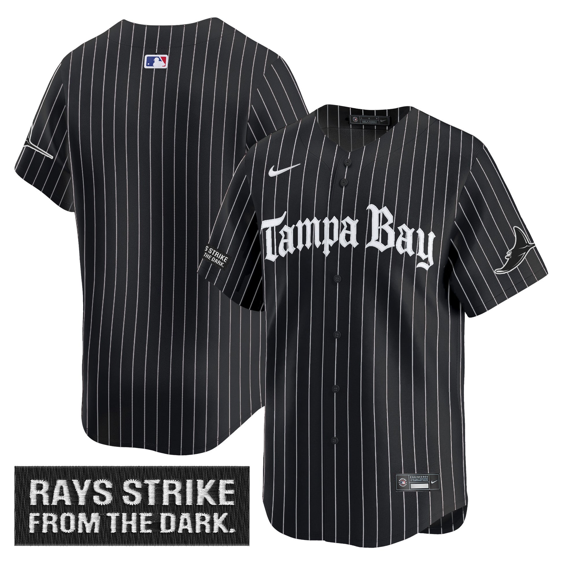 Black Pinstripe - Team