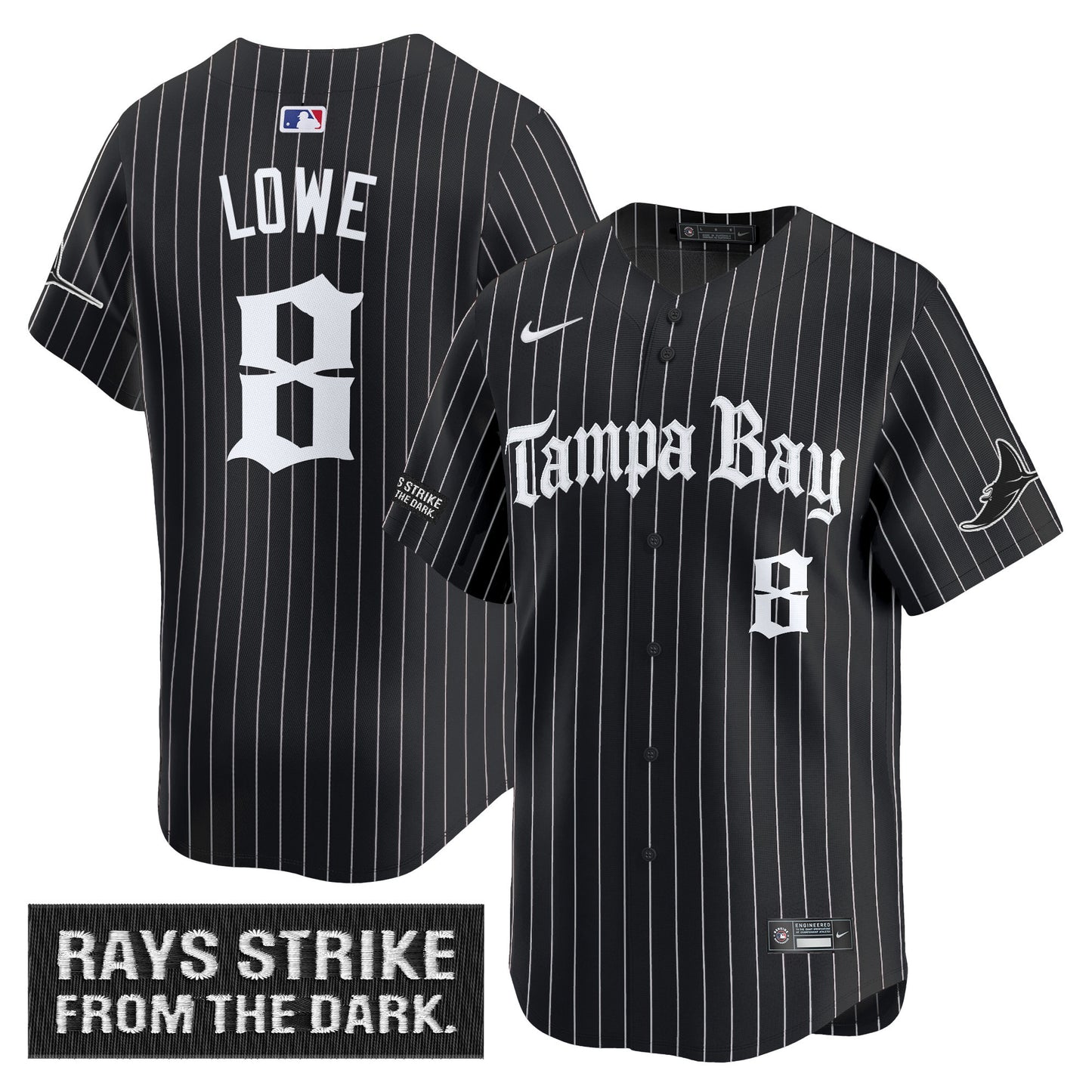 Black Pinstripe - Brandon Lowe