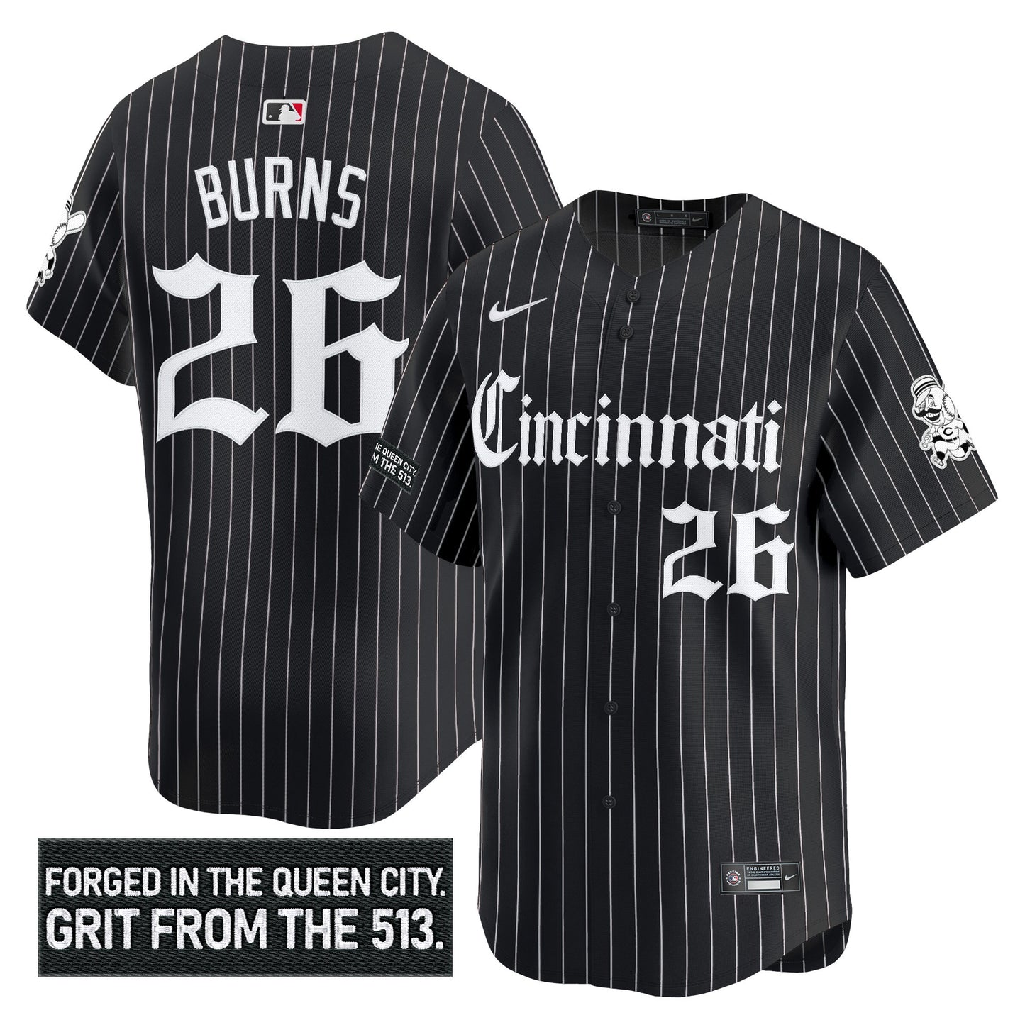 Black Pinstripe - Chase Burns