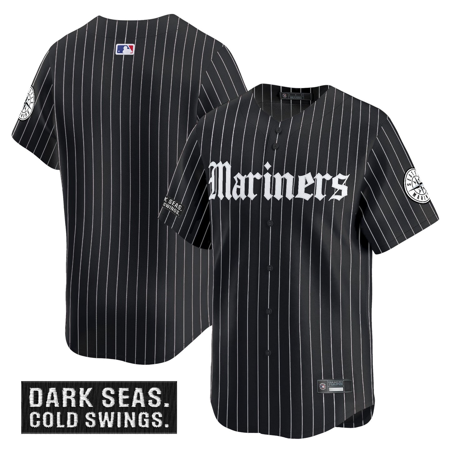 Black Pinstripe - Team