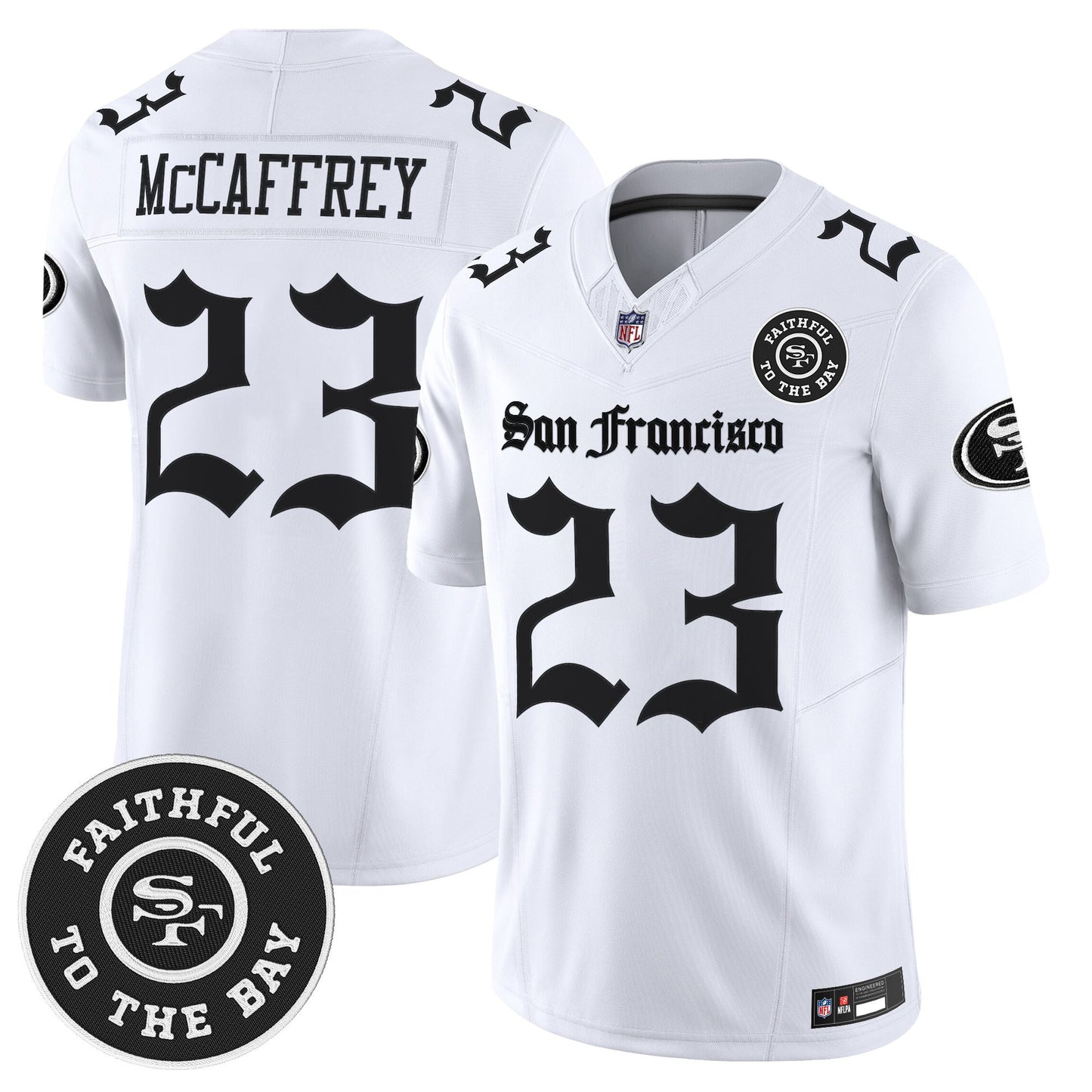 White - Christian McCaffrey