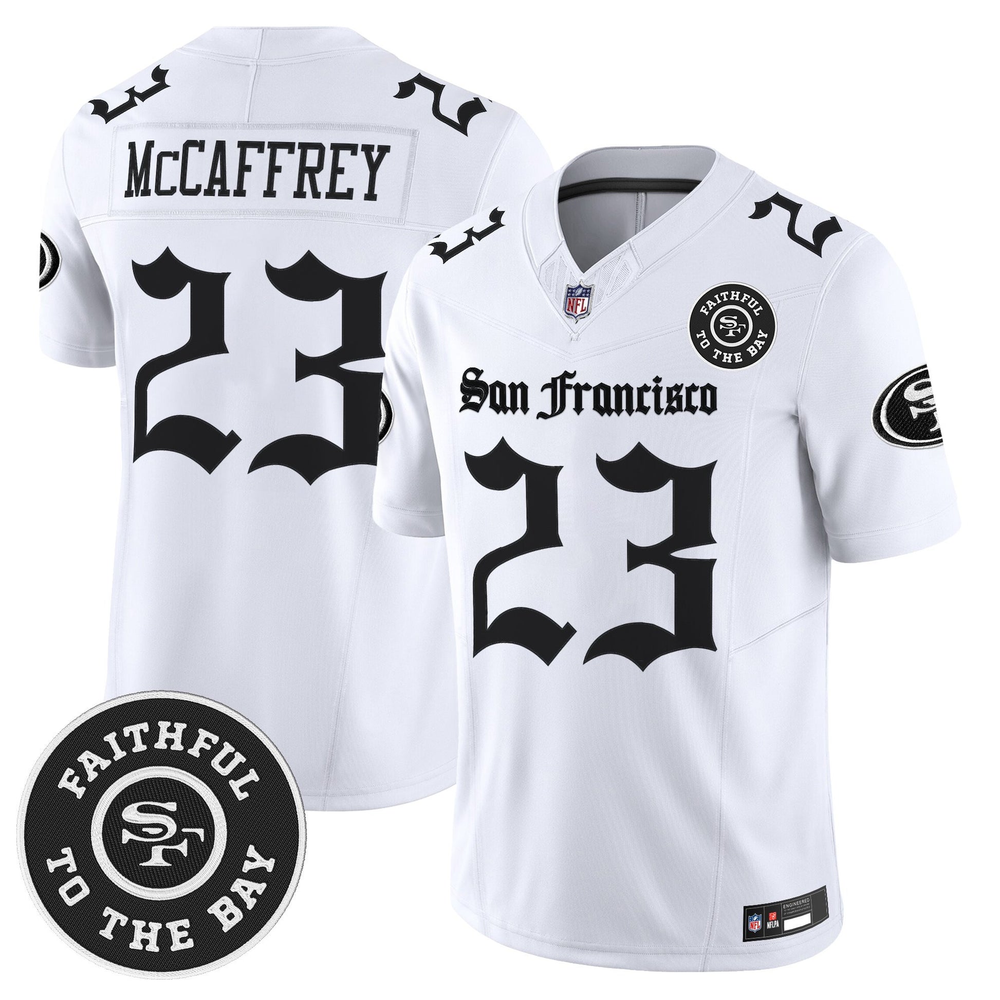 White - Christian McCaffrey