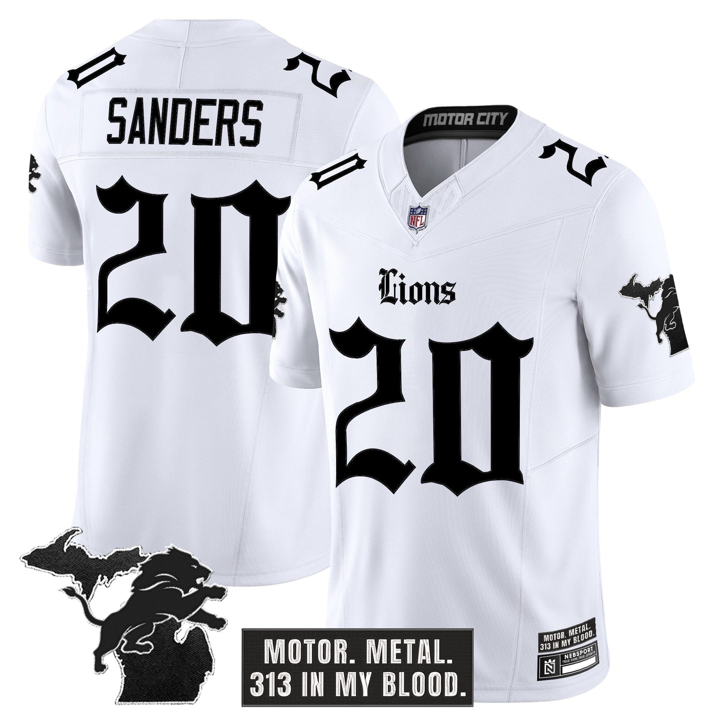 White - Barry Sanders